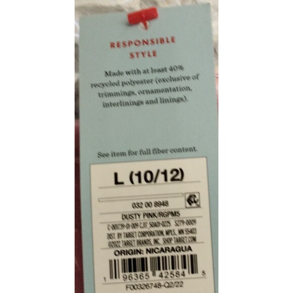 NWT, Cat & Jack Pink T-Shirt W/ Rainbow Girls Size L 10 / 12, Large Short Sleeve - Picture 9 of 9